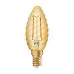 Ledvance Vintage 1906 LED E14 Kerze Gold 2.5W 220lm - 824 Extra Warmweiß | Ersatz für 25W