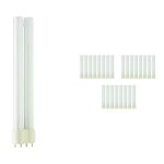 Mehrfachpackung 25x Philips MASTER PL-L 18W - 840 Kaltweiß | 4 Pin
