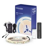 Noxion LED-Streifen Naga 5 Meter Komplettset - 24V - 120LEDs/m - 9.6W/m - 940 Kaltweiß | 8mm - IP20 - Höchste Farbwiedergabe - SMD2835