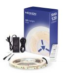 Noxion LED-Streifen Naga 5 Meter Komplettset - Smart Wifi - 24V - 120LEDs/m - 9.6W/m - 965 Tageslichtweiß | 8mm - IP20 - Höchste Farbwiedergabe - SMD2835