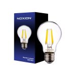 Noxion Lucent LED E27 Birne Fadenlampe Klar 8.5W 1055lm - 827 Extra Warmweiß | Dimmbar - Ersatz für 75W