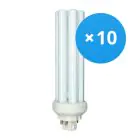 Mehrfachpackung 10x Philips PL-T 42W 830 4P (MASTER) | Warmweiß - 4-Pins