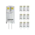 Mehrfachpackung 10x Osram Parathom LED Pin G4 0.9W 100lm - 827 Extra Warmweiß | Ersatz für 10W