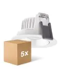 Mehrfachpackung 5x Ledvance LED  SPOT ADJUST Aluminium  8W 680lm 36D - 930 Warmweiß | Ausschnitt 68mm - IP20 - Höchste Farbwiedergabe -  Dimmbar